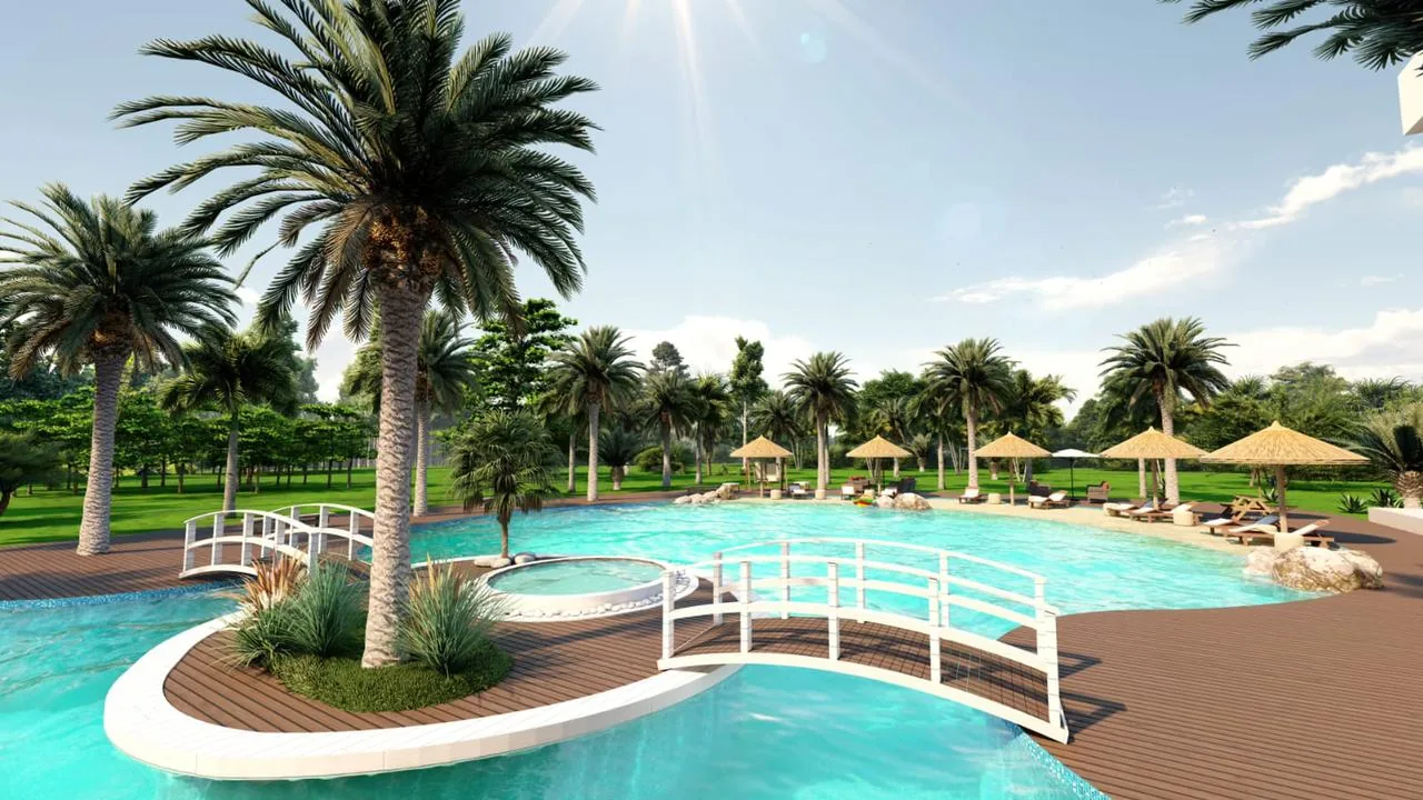 Projeto 3d piscina comporta 8